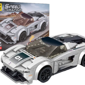 Set sivog RC sportskog automobila