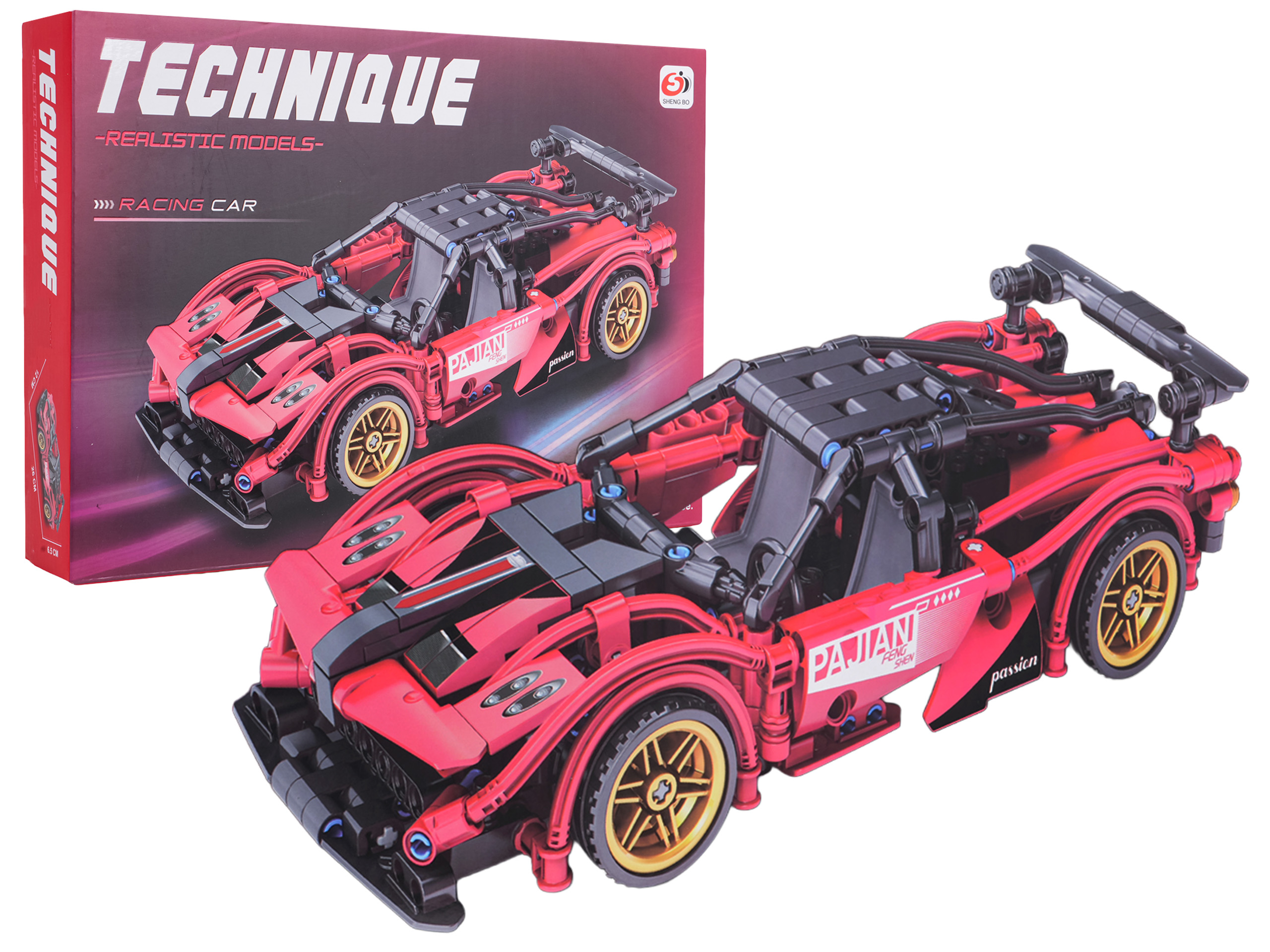 Sports Car Red Blocks 482 pcs.