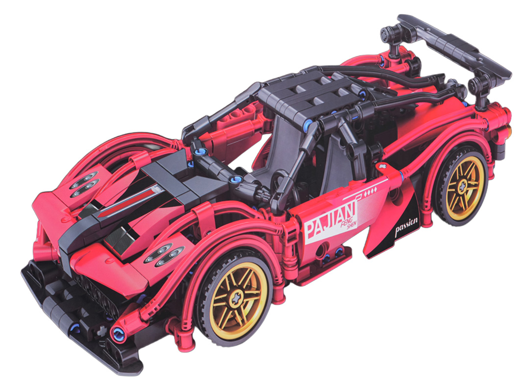 Sports Car Red Brick Set 482 pcs.