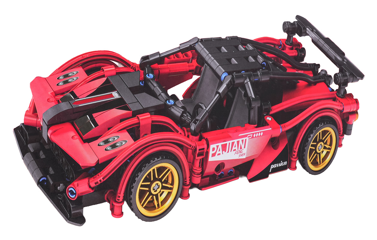 Sports Car Red Brick Set 482 pcs.