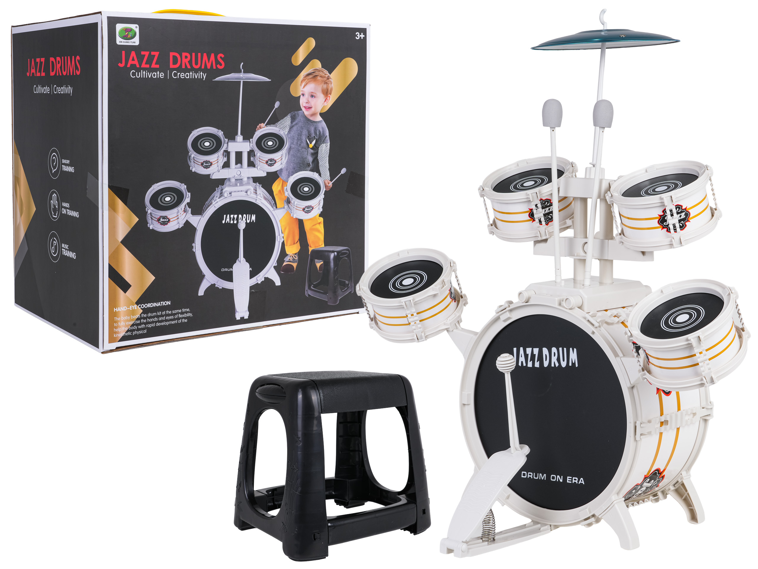 MEGA Drum Set White