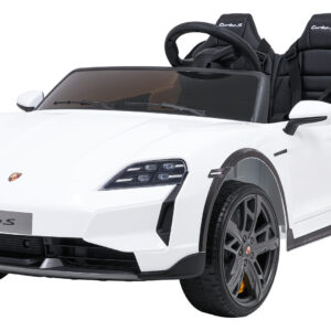 Vehicle Porsche Taycan Turbo S White
