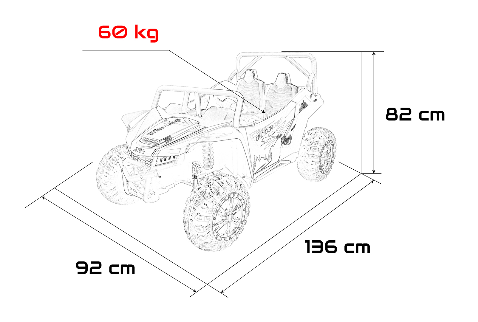 Buggy Arctic Cat WILDCAT XX Pink