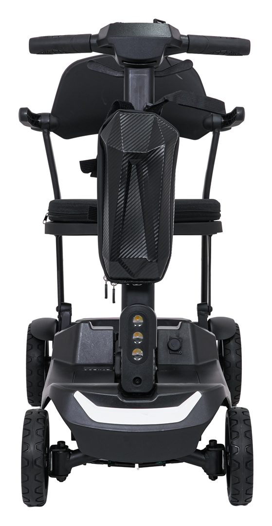 SeniorStar Black Four-Wheel Electric Scooter for Seniors