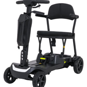 SeniorStar Black Four-Wheel Electric Scooter for Seniors