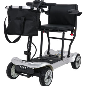 EasyGo Gray Four-Wheel Electric Scooter for Seniors
