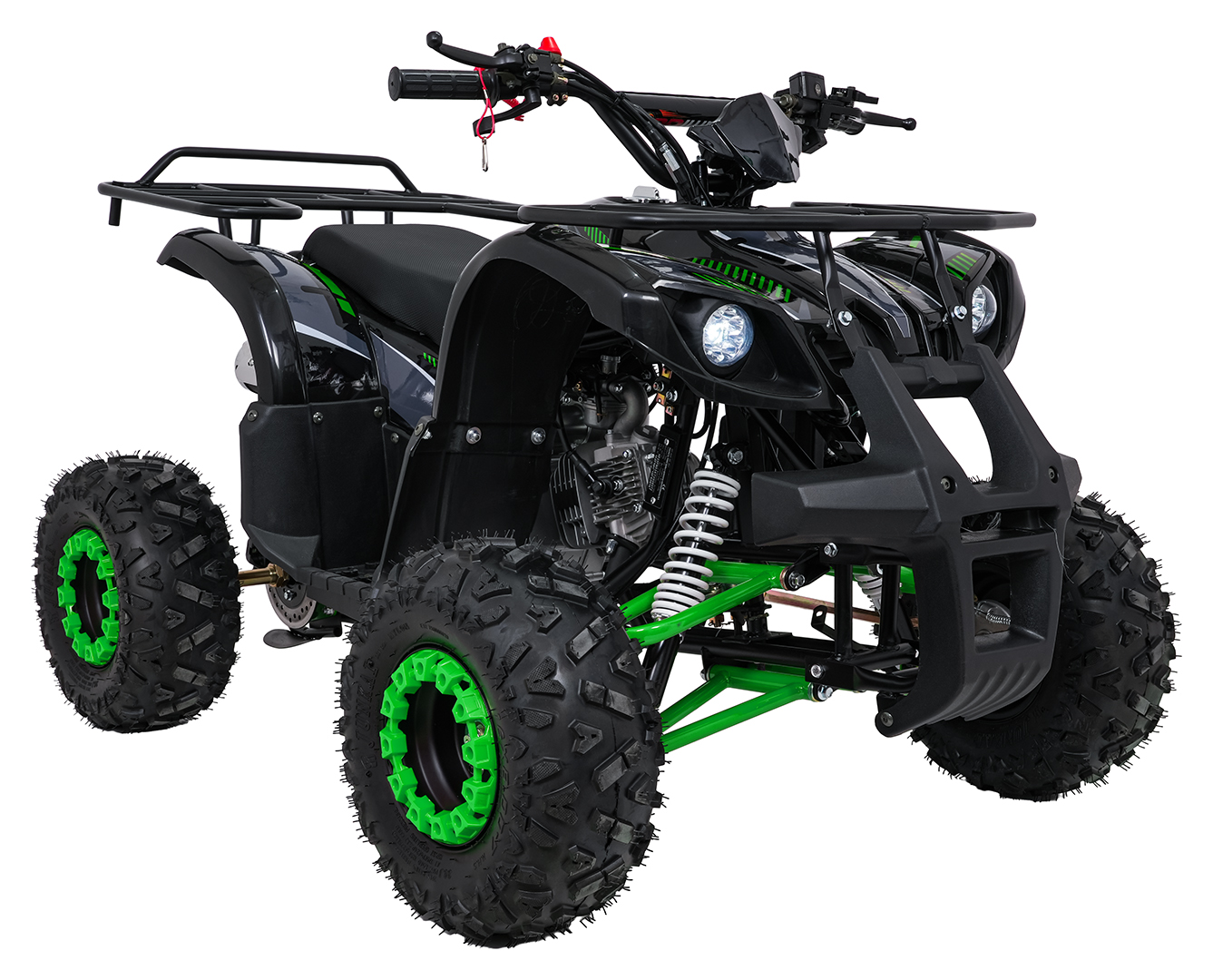WILDPEAK 110cc Green Gasoline Quad Bike