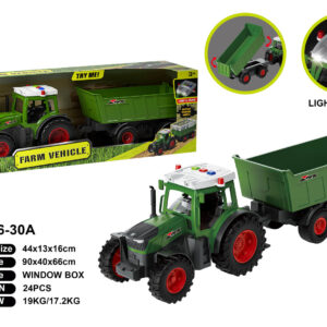 Traktor s prikolica s svjetla i zvuk Function