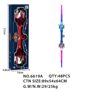 Double-Sided Glowing Blue Sword