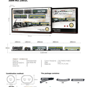 Train with Wagons Track 170x101cm