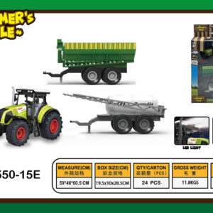 Tractor with Lights and Sounds + Trailers