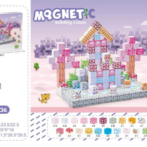 Magnetic Cubes Set, Magnetic bricks 193el.