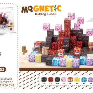 Magnetic Cubes Set, Magnetic bricks 86el.
