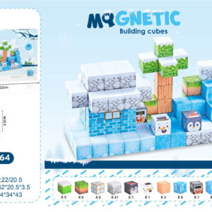 Magnetic Cubes Set, Magnetic bricks 92el.
