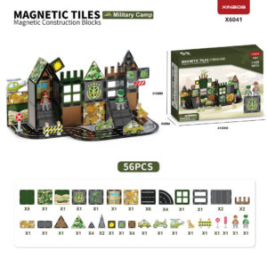 Magnetne kocke Army 56 kom.