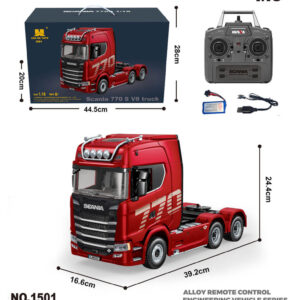 SCANIA 770S R/C truck 1:18 Red