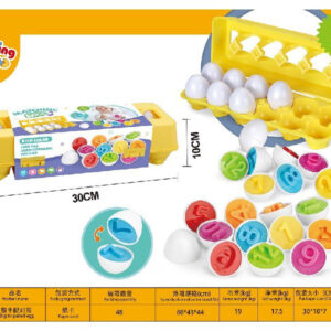 Set of Fold-out Eggs Letters