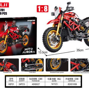 730el crvena motor kocka set.