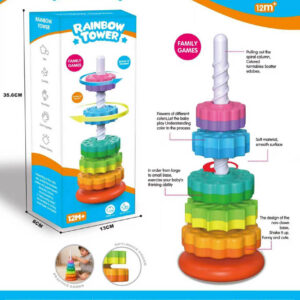 Colourful Screw Pyramid for Toddlers