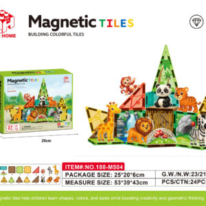 Zoo Magnetic Bricks Set 27el.