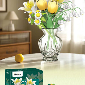 Set of bricks Bouquet White 376el.