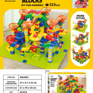 Set of coloured bricks Track Ball 523el.