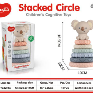 Coloured Sensory Pyramid Koala