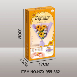 DIY Soft Flower Set Bouquet Yellow Sunflowers