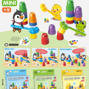 Arcade Game Cups + Cards Penguin Edition