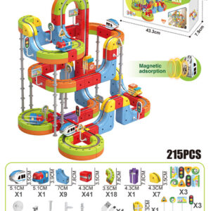 Magnetic Coloured Railway 215el.