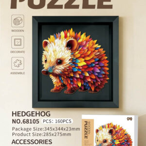 Wooden Jigsaw Puzzle Set 160el. Hedgehog
