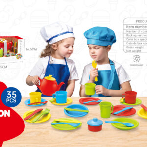 MEGA Kitchen Plate and Accessory Set 37el.