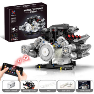 Kocka set Motor s USB i svijetla 689el.