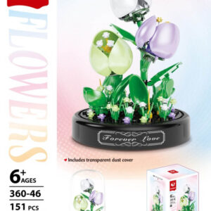 Blossom set with lampshade 151el.