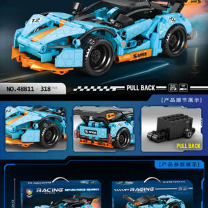 Sports Car Blue 318el.