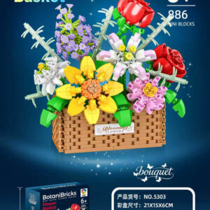 Šareni Bouquet kocke set 886el.