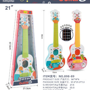 Gitara za djecu sa životinjskim motivima, plava