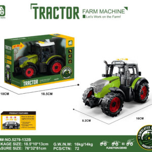 Traktor s svjetla i zvuk Function Bright zelena