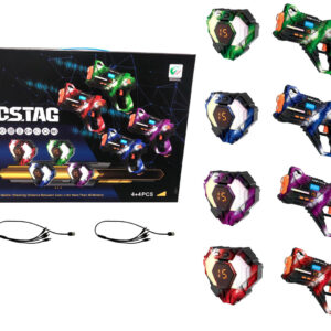Set of Laser Guns with Shields