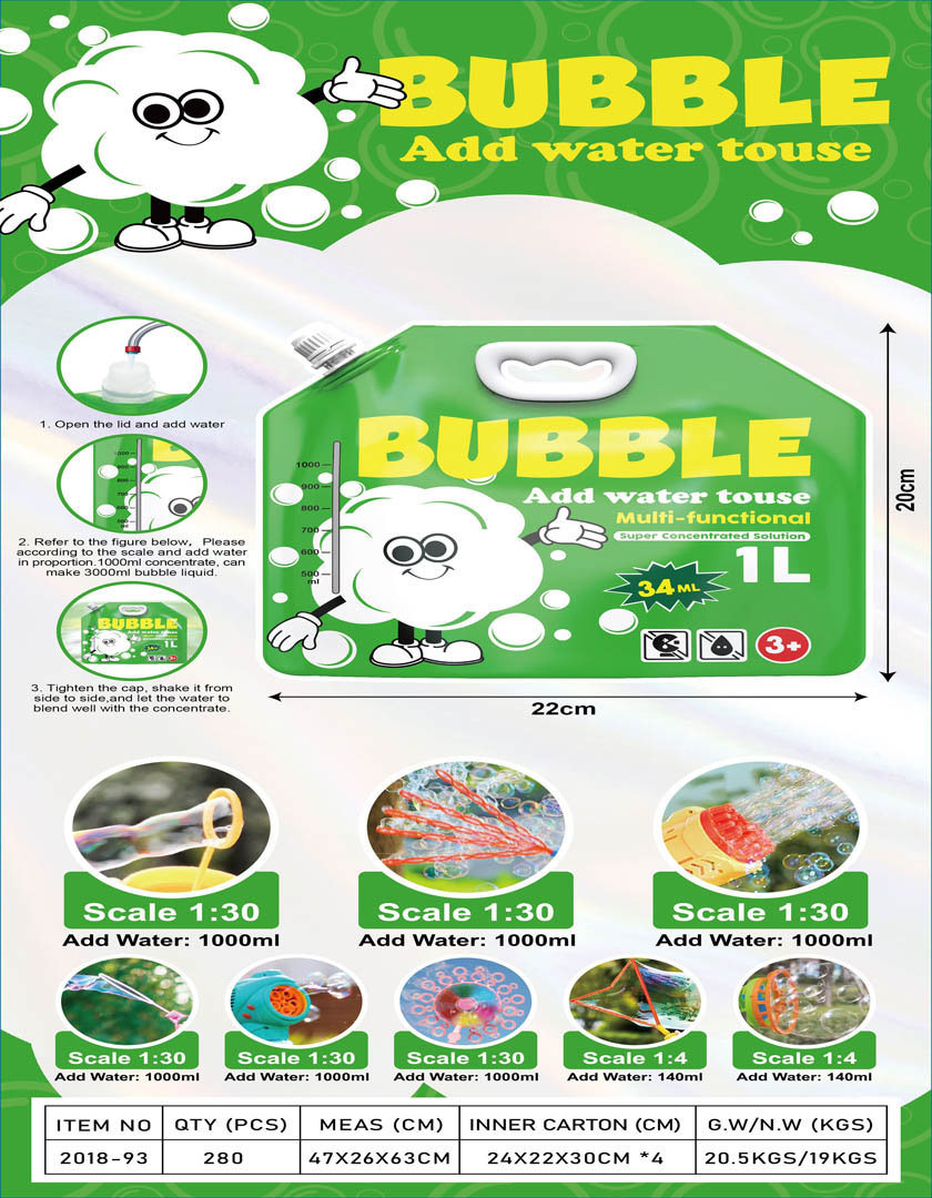 Soap Bubble Concentrate 1L