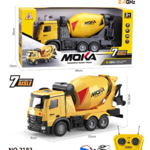 Construction Vehicles Yellow Concrete Mixer R/C