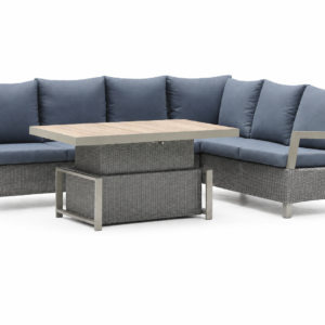Garden Furniture Rattan Corners + Adjustable Table with Cera