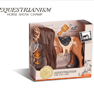Combing Horse Figurine with Long Mane