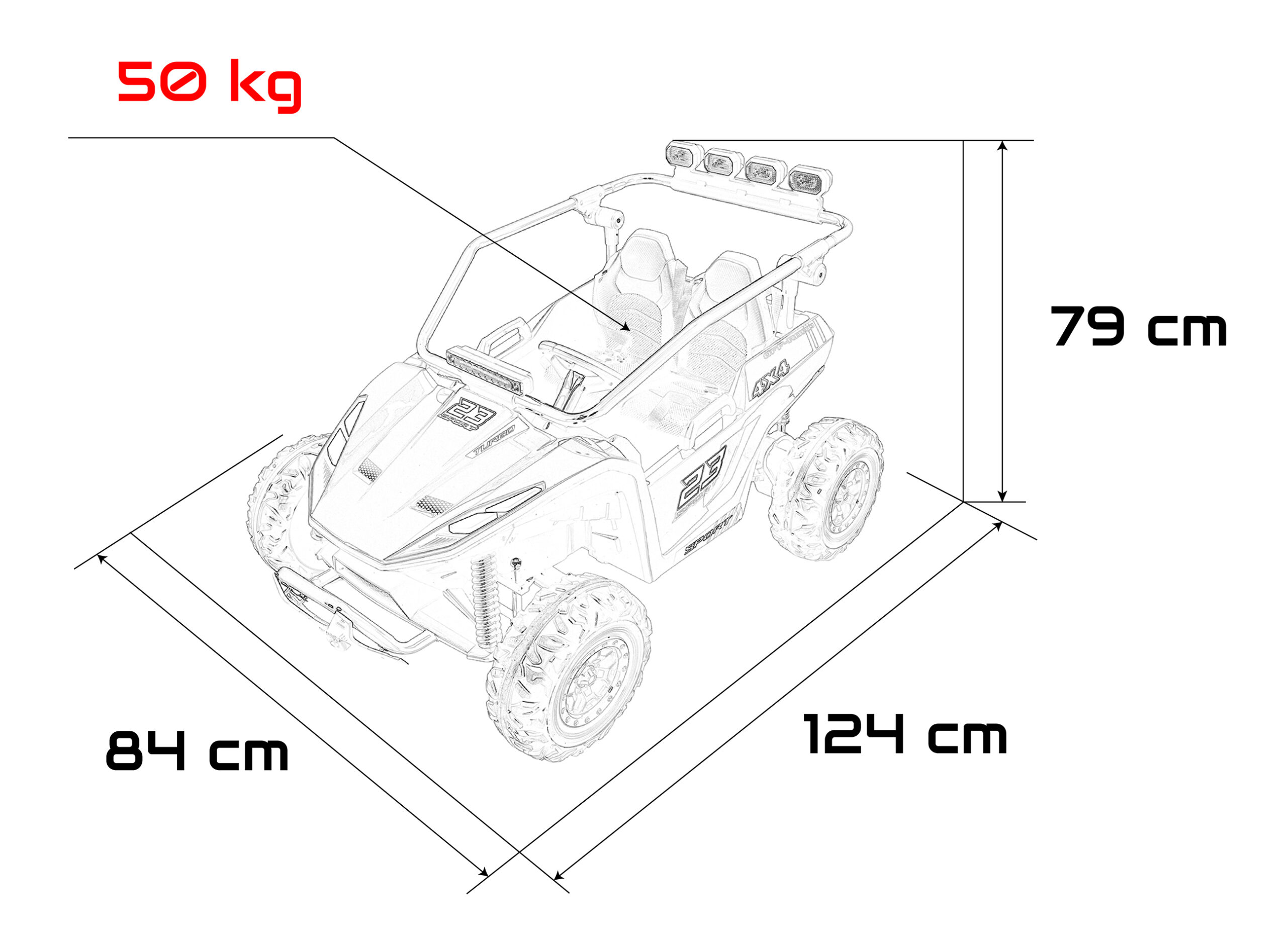 Buggy TURBO 23 Green
