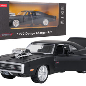 Metal Car 1:36 1970 Dodge Charger R/T Black RASTAR