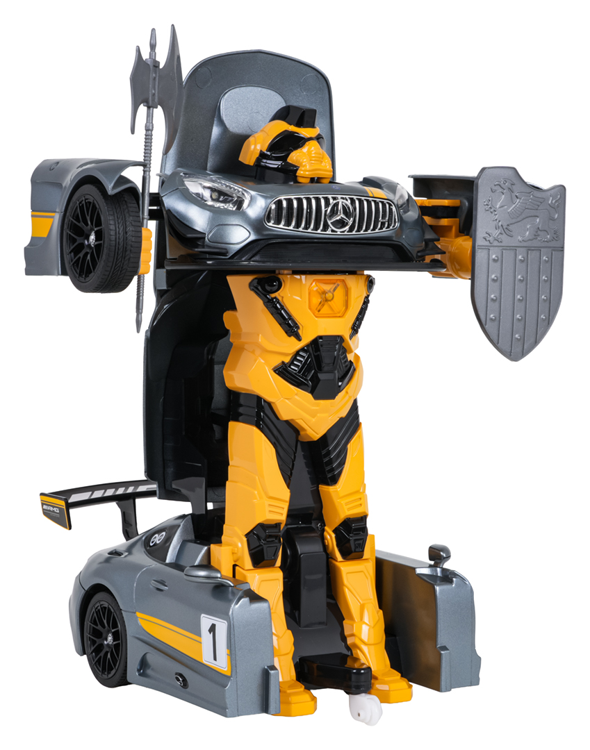 Car/Robot 2in1 R/C 1:14 Mercedes-AMG GT3 Gray RASTAR