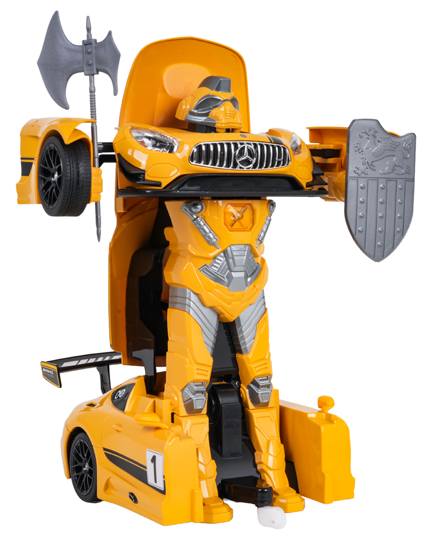 Car/Robot 2in1 R/C 1:14 Mercedes-AMG GT3 Yellow RASTAR