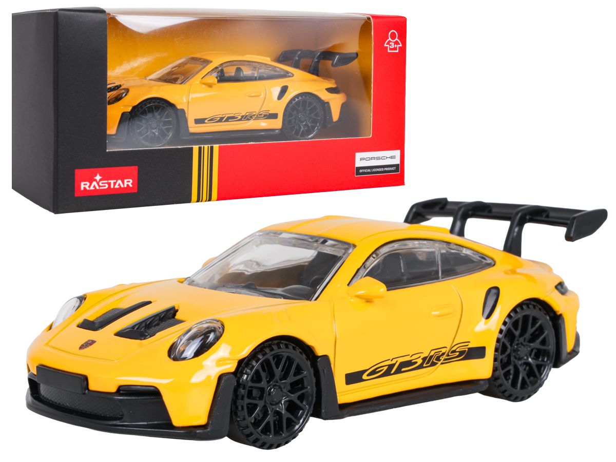 Metal Car 1:43 Porsche 911 GT3 RS Yellow RASTAR