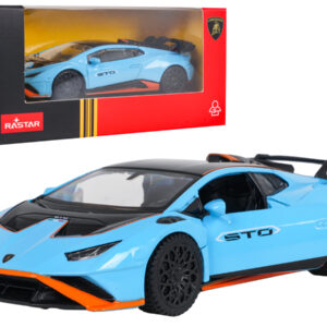 Metal Car 1:43 Lamborghini Huracan STO Blue RASTAR
