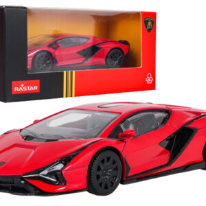 Metal Car 1:43 Lamborghini Sian Red RASTAR